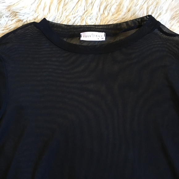 Mesh T-shirt Dress - Picture 5 of 7